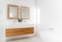 Modern Hampton Home Suspended Bathroom Vanity