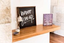 Modern Hampton Home Blackwood Veneer Shelf